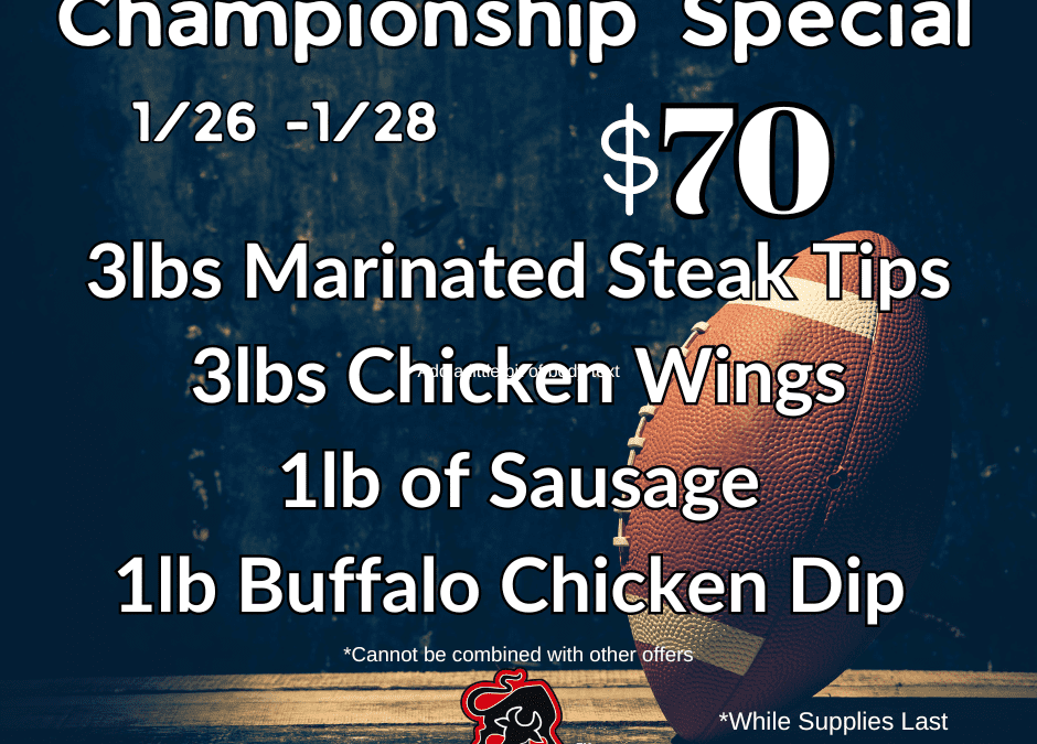 Championship Special 1/26-1/28