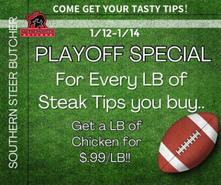 Playoff Special 1/12- 1/14